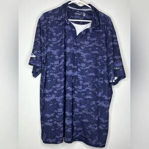 Walter Hagen Folds of Honor Men's Navy Digital Camo Polo Shirt XL
